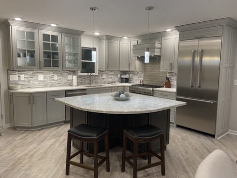 Stocked kitchen for all your cooking needs. 