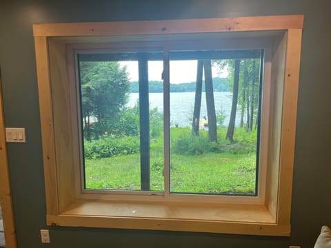 View from the TV room space