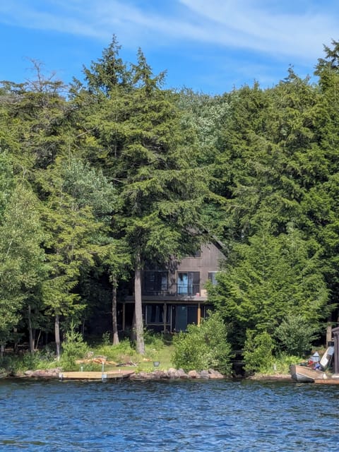 A view from the water with plenty of privacy.