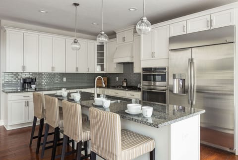 Fully stocked kitchen