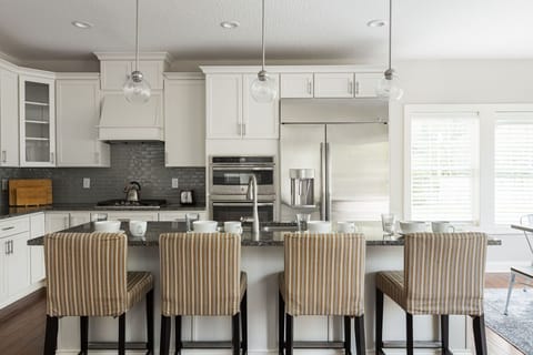 Fully stocked kitchen