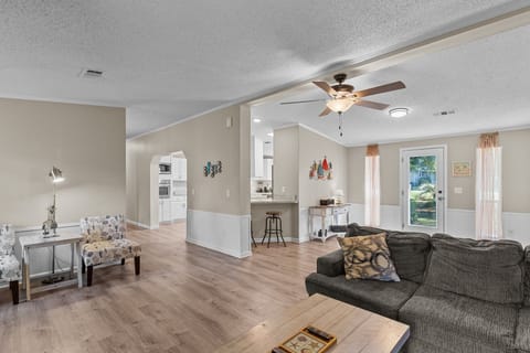 Bar over by the kitchen