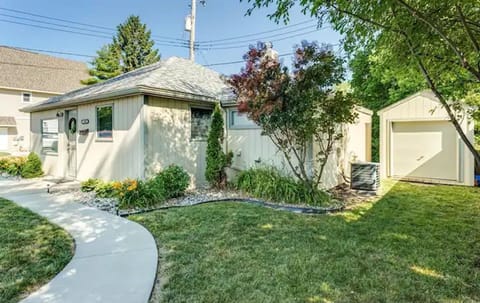 View of cottage from street.