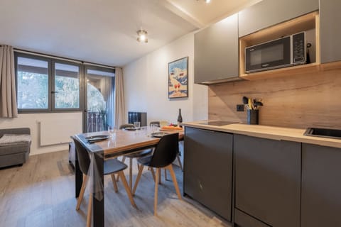 Kitchen and dining area