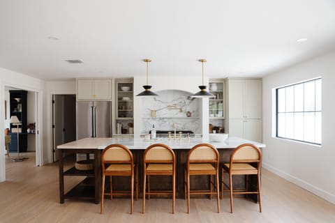 Enjoy gourmet cooking in the chef's kitchen with all the modern amenities.