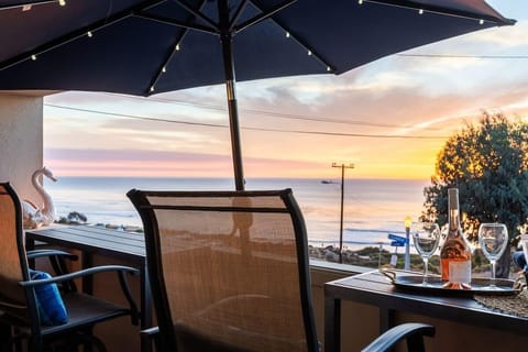 Patio with panoramic views and BBQ