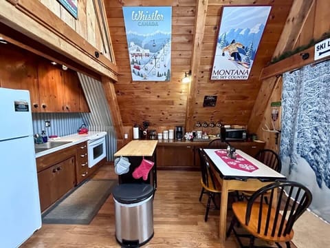 Kitchen and dining room.