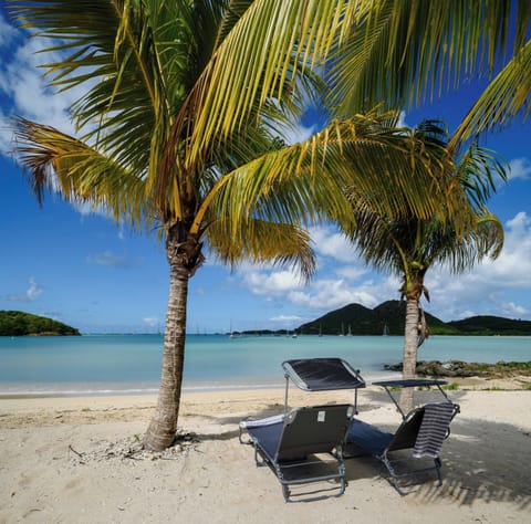 This stunning beach is a 5 minute walk away