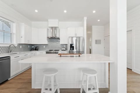 Huge island for entertaining