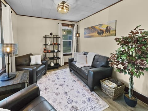 Elegant and comfortable seating to visit, talk on the phone, read a book.