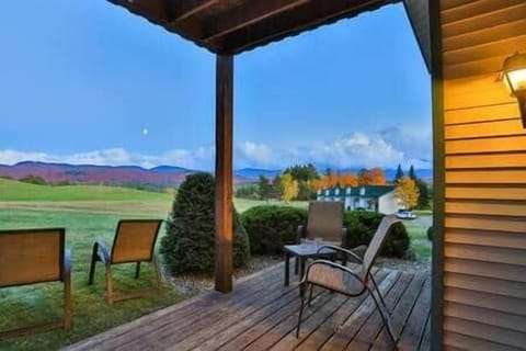 Enjoy a Maginificent View of the Mountains from the unit's deck