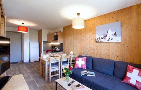 Relax in the living area.