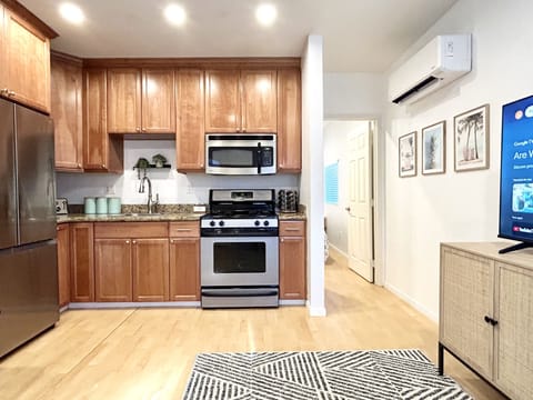 A/C and heating unit in living area