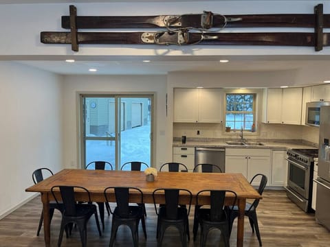 Spacious open concept, kitchen and living room