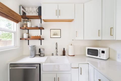 Fully-stocked kitchen