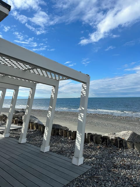 Beach is outside your front door. 