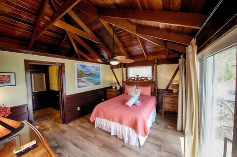 Queen Bedroom in Upper Level of Guest House with Private bath