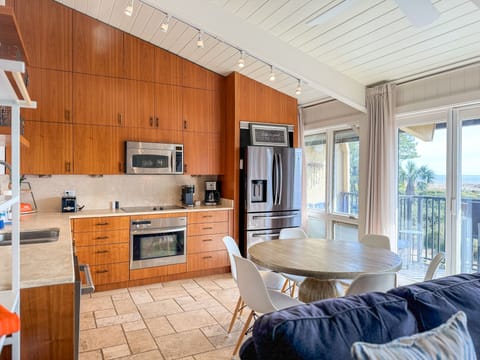 Living Area, Kitchen, and Dining Area