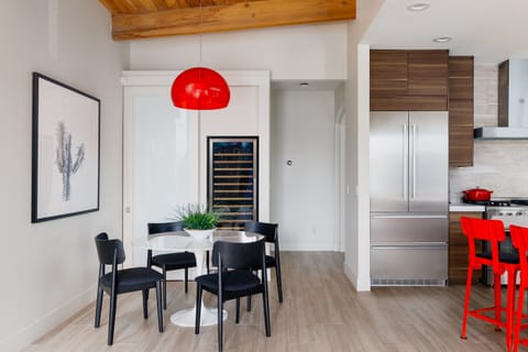 Smaller dining area adjacent to the kitchen