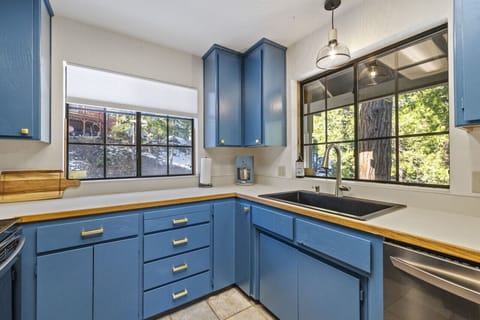 Enjoy the beauty of the natural light in our cozy kitchen