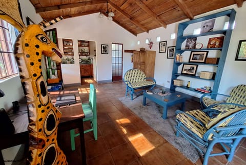 Spacious, comfortable space for relaxing or working.