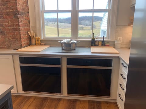 All new GE Monogram induction range and two ovens