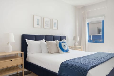 Bedroom #1Features a  King bed with ensuite sofa bed and desk area, full bathroomEvery one of our 9  bedrooms have AC, TV, shades, fresh linens & full bathroom.