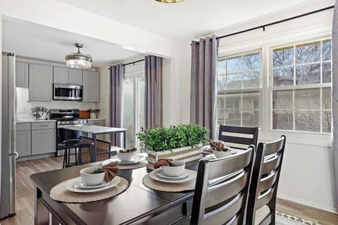 At the dining table, you relish each bite. A delightful meal's aroma fills the air, and the warm ambiance turns every moment into a celebration of good food and company.