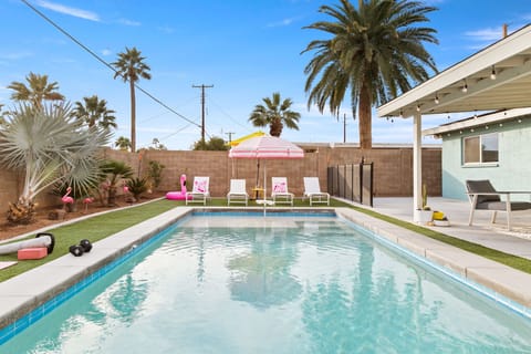 Resort-style backyard