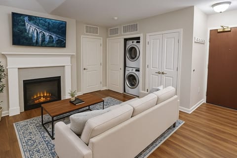 Enjoy and relax in our spacious living room, designed for your comfort and leisure.