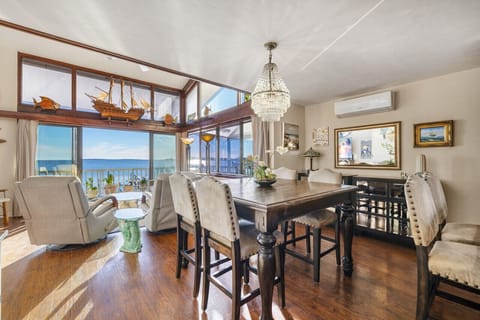 Walking in the front door you can't miss the water views