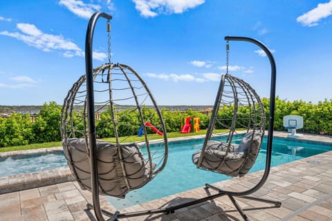 Private pool space is a vacation paradise.