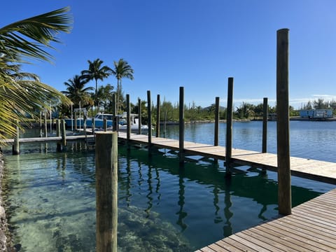 Large Dock to Access Canal with Direct Connection to Sea of Abaco