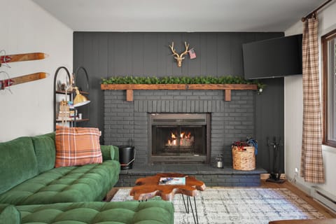 Wood Burning Fireplace