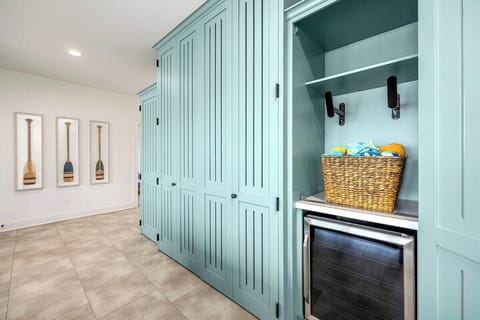 Fun Lockers! Mini fridge, pool/lake towels, games, water toys, and life jackets.