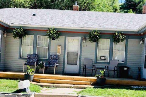 Front porch and entrance to Triplex. 