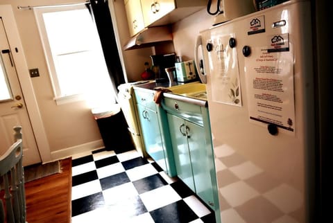 Gorgeous authentic 50s kitchen we restored. Original to property ! 
