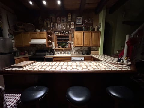 Little dark picture of the kitchen in the main House
