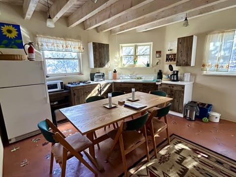 Full kitchen in the suite. 