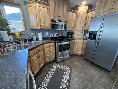 There is tons of storage for you and your groceries during your stay.