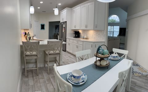 Fully stocked kitchen