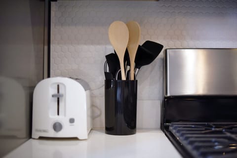 Kitchen essentials ready for your cooking needs.