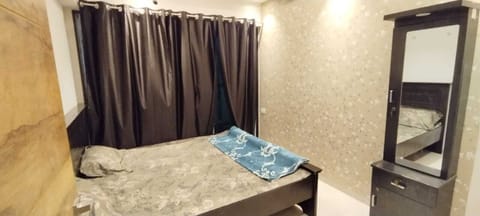 bedroom with attached washroom and balcony 