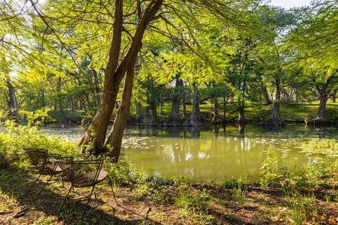 Enjoy fishing, swimming or riverbank relaxing.