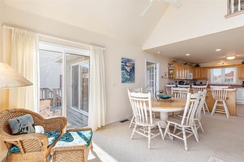 Spacious Dining Area just off Living Area with seating for 6.