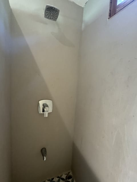 shower with hot water multi jet