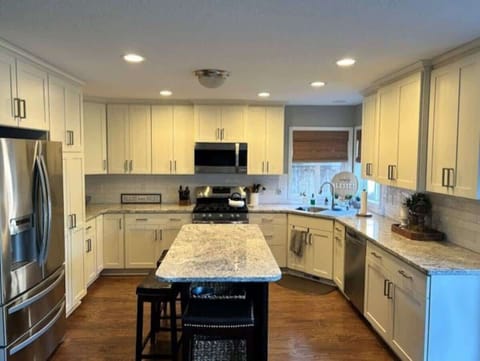 Fully stocked kitchen
