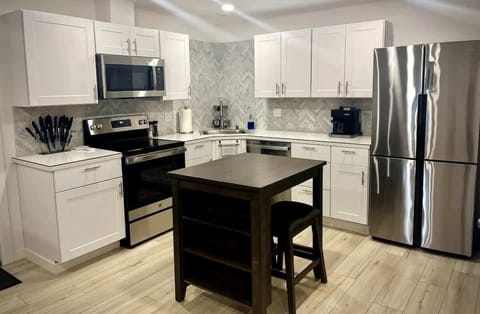 Fully stocked large kitchen