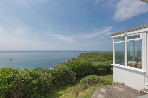 View from outside of sunroom