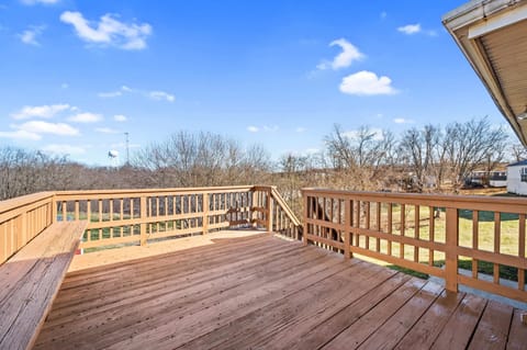 Spacious deck for outdoor enjoyment